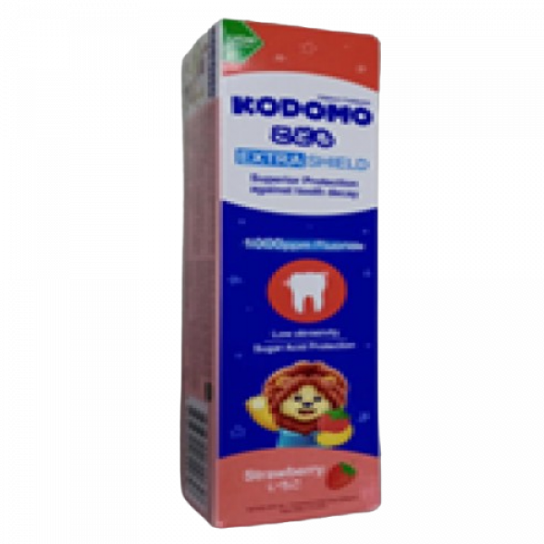 ยาสีฟันโคโดโมสำหรับเด็กเอ๊กซ์ตร้าชีลด์กลิ่นสตรอเบอรี่ 65 กรัม (สิงคโปร์)