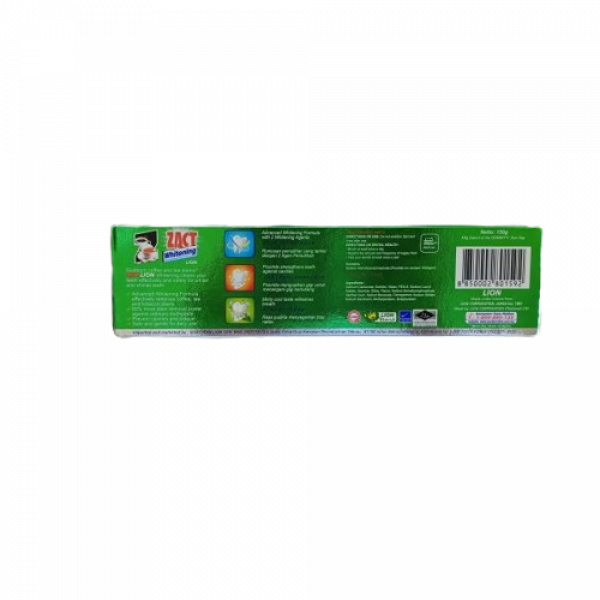 Zact Lion Toothpaste (Whitening) 25 g, 150 g (Malaysia)