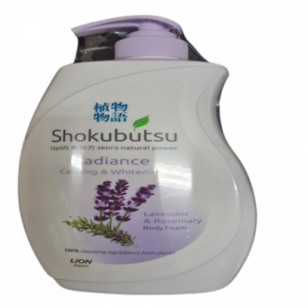 Shokubutsu Radiance Body Foam (Calming & Whitening) 200 ml., 900 ml., 600 ml., 660 ml (SINGAPORE)
