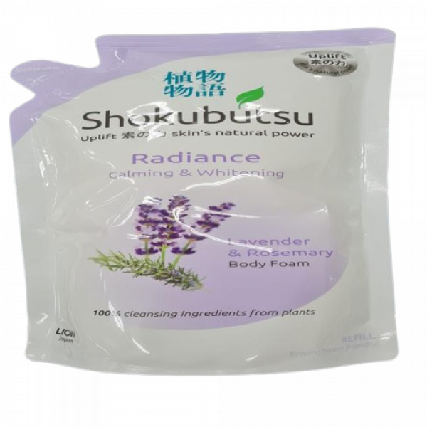 Shokubutsu Radiance Body Foam (Calming & Whitening) 200 ml., 900 ml., 600 ml., 660 ml (SINGAPORE)