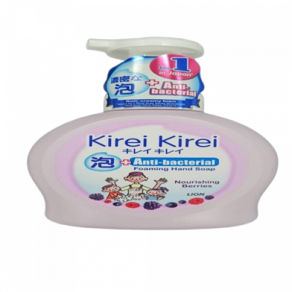 สบู่ล้างมือ คิเรอิ คิเรอิ (นูริชชิ่ง เบอร์รี่) 200 มล., 250 มล., 450 มล. (สิงคโปร์)