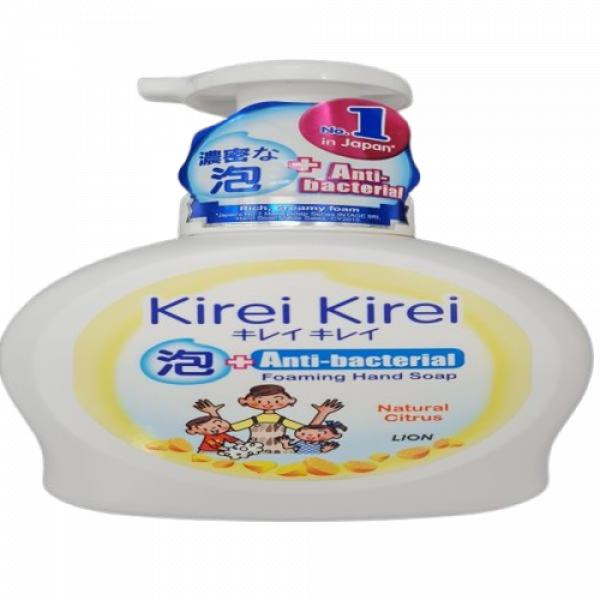 สบู่ล้างมือ คิเรอิ คิเรอิ (เนเชอรัล ซีตรัส) 200 มล., 250 มล., 450 มล. (สิงคโปร์)
