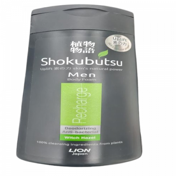 Shokubutsu Men Body Foam (Recharge) 40 ml., 900 ml, 600 ml (SINGAPORE)