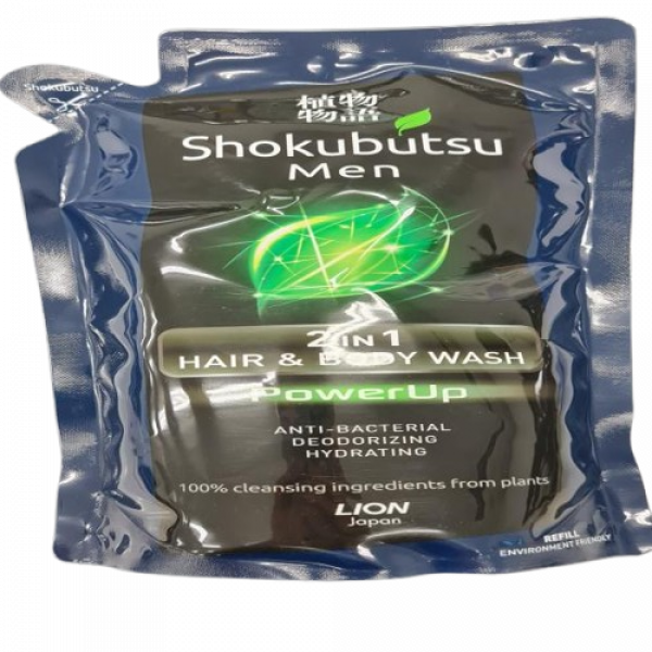 สบู่เหลวอาบน้ำ โชกุบุสซึ เมนทูอินวันแฮร์แอนด์บอดี้วอช (เพาเวอร์อัพ)100 มล., 850 มล., 550 มล. (สิงคโปร์)