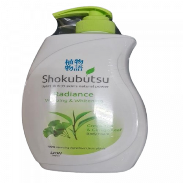 Shokubutsu Radiance Body Foam (Vitalizing & Whitening) 40 ml., 900 ml., 600 ml., 660 ml (SINGAPORE)