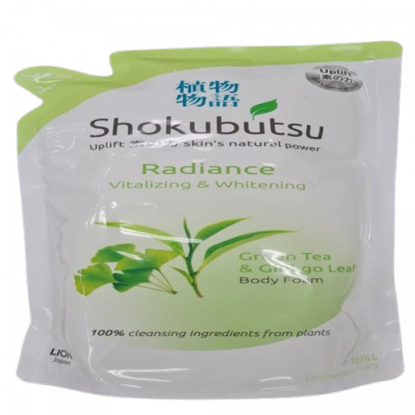Shokubutsu Radiance Body Foam (Vitalizing & Whitening) 40 ml., 900 ml., 600 ml., 660 ml (SINGAPORE)