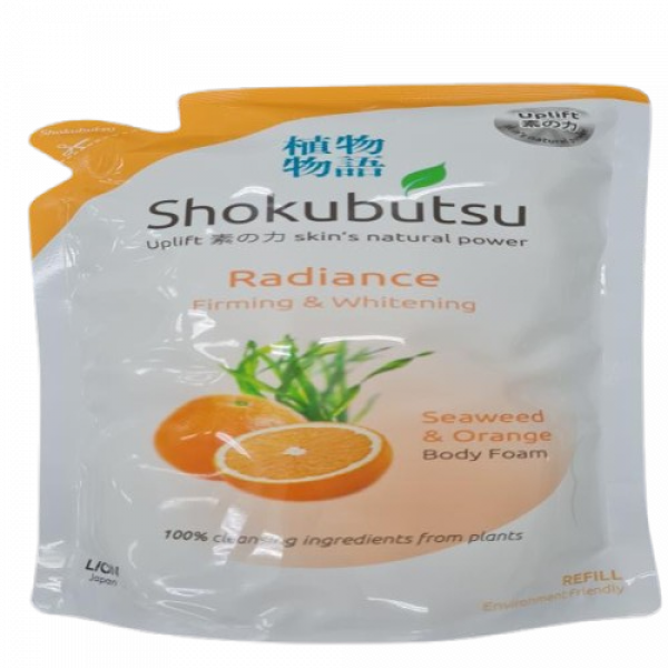 Shokubutsu Radiance Body Foam (Firming & Whitening) 900 ml., 600 ml., 660 ml (SINGAPORE)