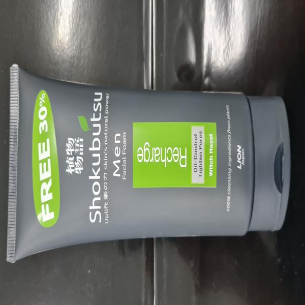 โฟมล้างหน้า โชกุบุสซึ เมน (รีชาร์จ) 130 กรัม (สิงคโปร์)