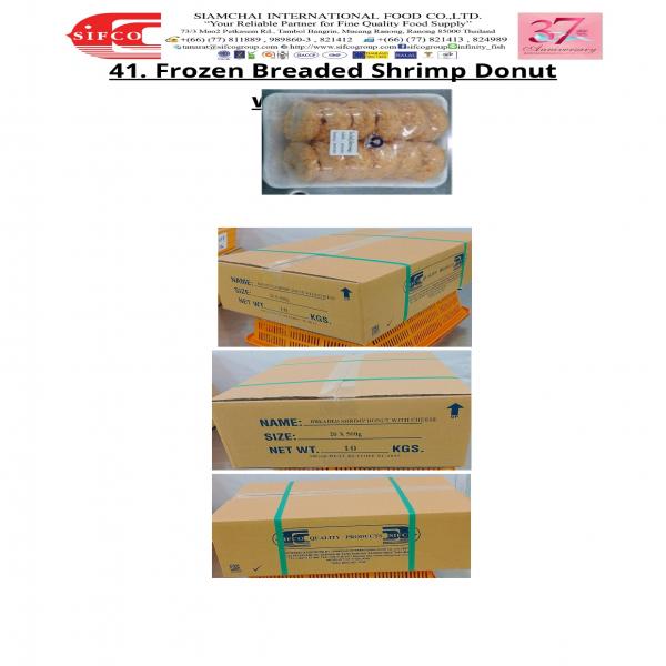 FROZEN BREADED SHRIMP DONUT WITH CHEESE