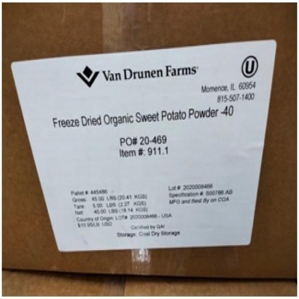 Organic Sweet Potato Powder