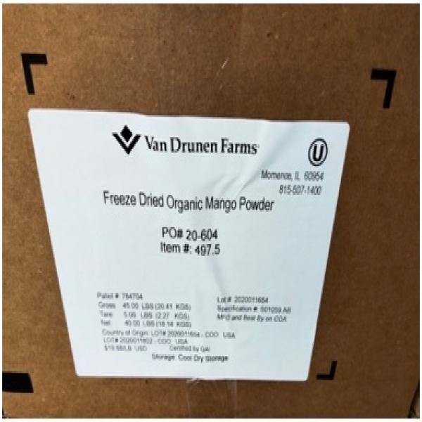 Organic Mango Powder