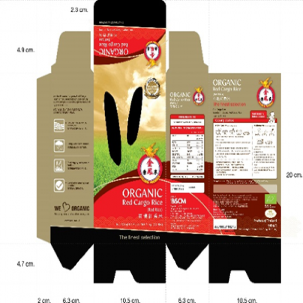 Organic Red Cargo Rice