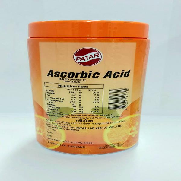Ascorbic Acid Tablets (Vitamin C) (bottle)