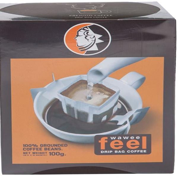 กาแฟแท้คั่วบดเอสเปรสโซ่แบบบรรจุกระดาษกรองสำเร็จรูป