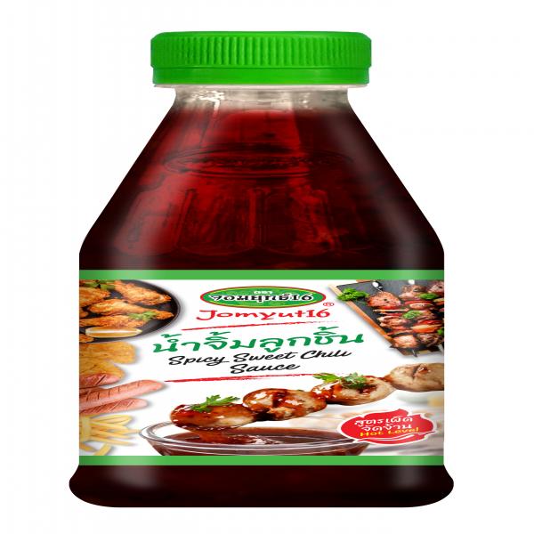 น้ำจิ้มลูกชิ้นสูตรเผ็ดจัดจ้าน บรรจุขวด 220, 300, 370 และ 570 กรัม