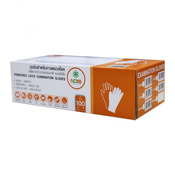 Powdered Latex Examination Gloves (100 Pieces) (Orange Box)