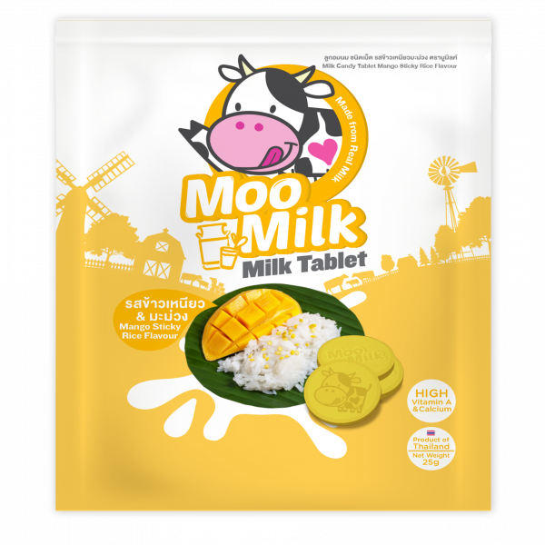 Milk Candy Tablet Mango Sticky Rice Flavour