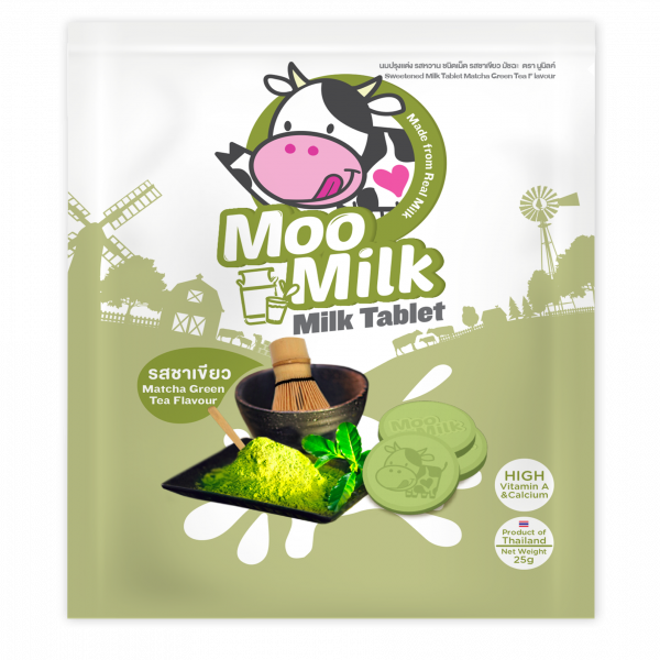 Sweetened Green Tea Matcha Flavoured Milk Tablet