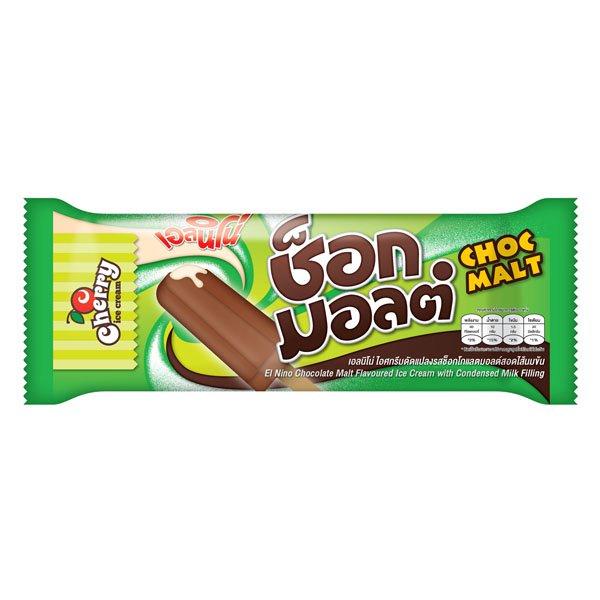 EL Nino  Artificial Chocolate Malt Flavoured Ice Cream With Condensed Milk Filling