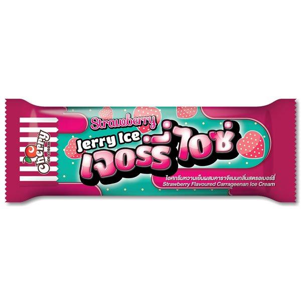 Jerry Ice  Strawberry Flavoured Carrageenan Ice Cream