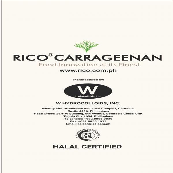 Semi-Refined Carrageenan (Food Additive) (RICO ®)/ Philippines