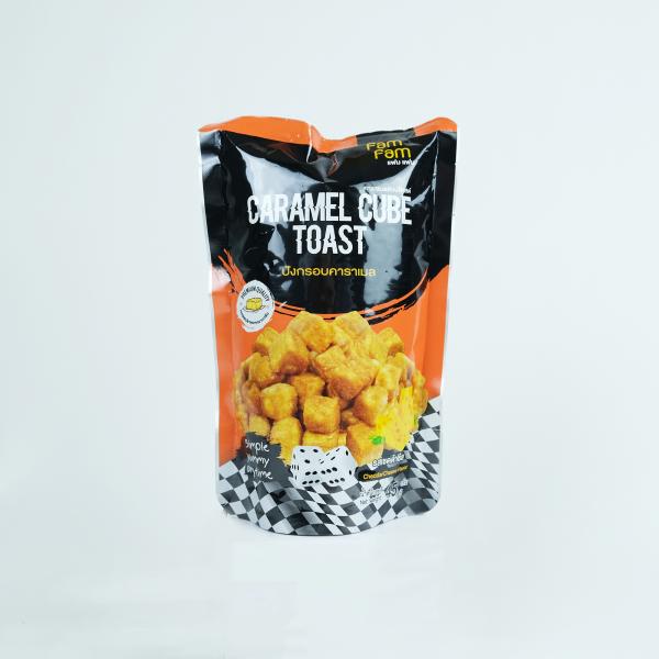 CARAMEL CUBE TOAST CHEDDARCHEESE FLAVOR