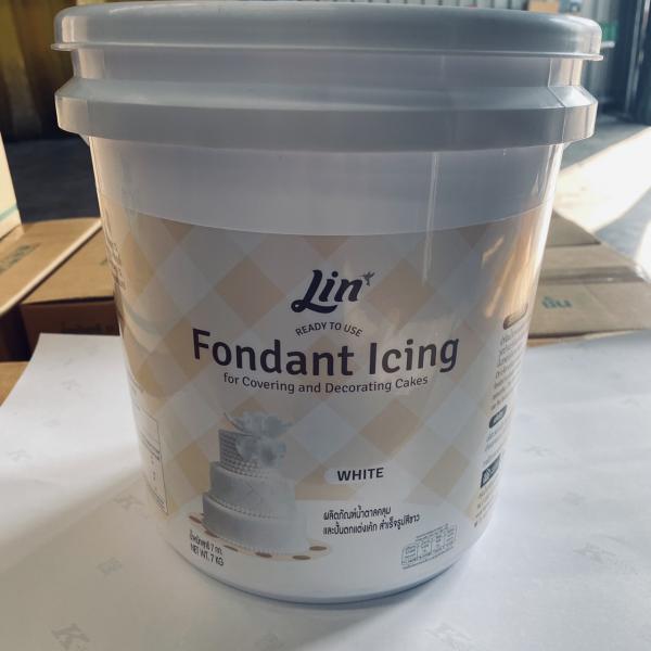 Fondant Icing White Color 7 kg (Lin Brand)