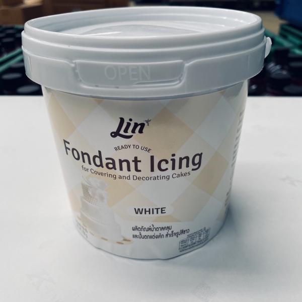 Fondant Icing White Color 750 g (Lin Brand)