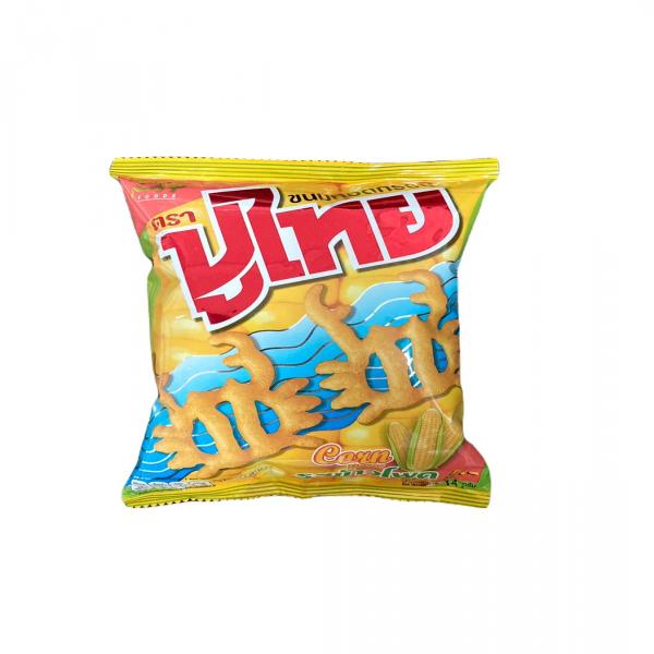 ขนมทอดกรอบ (ตราปูไทย) รสข้าวโพด