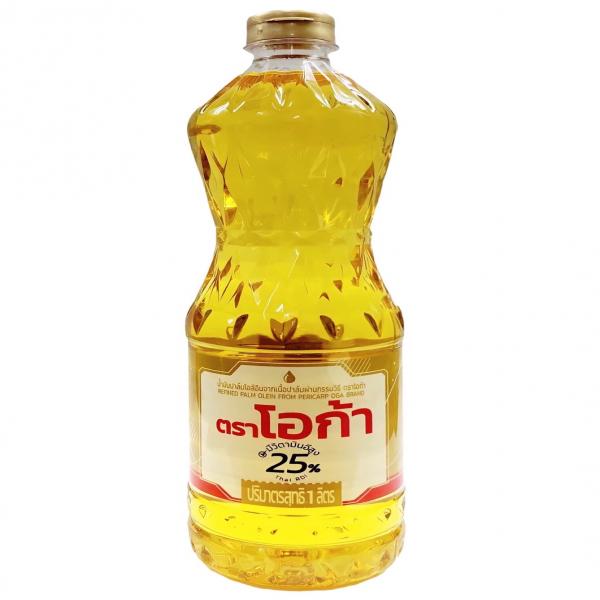 น้ำมันปาล์มโอเลอีนจากเนื้อปาล์มผ่านกรรมวิธี