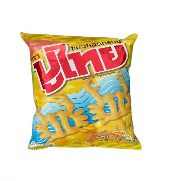 ขนมทอดกรอบ (ตราปูไทย) รสข้าวโพด