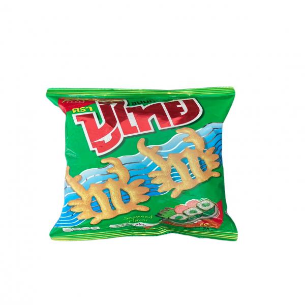 ขนมทอดกรอบ รสโนริสาหร่าย ตราปูไทย