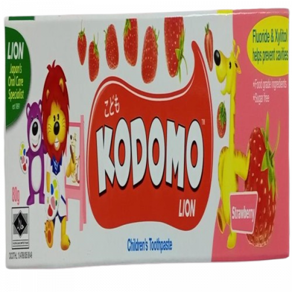 Kodomo Lion Children Toothpaste (Strawberry) 15 g., 40 g., 80 g.