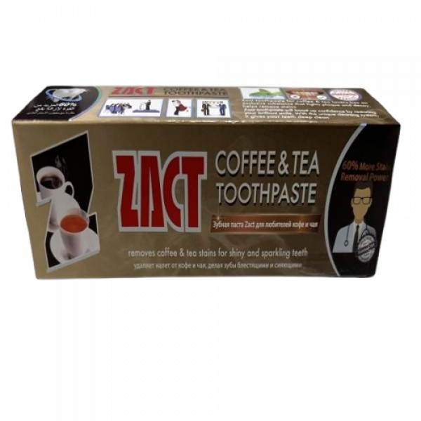 Zact Lion Coffee & Tea Toothpaste 100 g.
