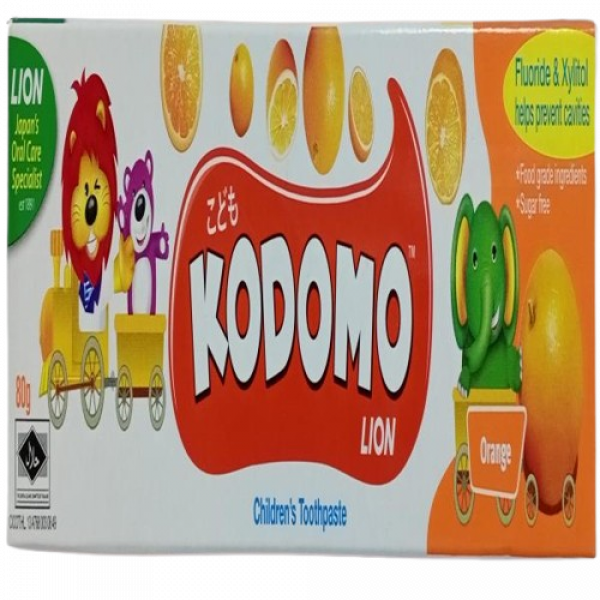 Kodomo Lion Children Toothpaste (Orange) 15 g., 40 g., 80 g.