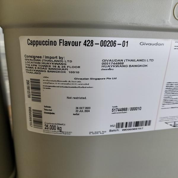 CAPPUCCINO FLAVOUR 428-00206-01 / GIVAUDAN SINGAPORE PTE LTD / SINGAPORE