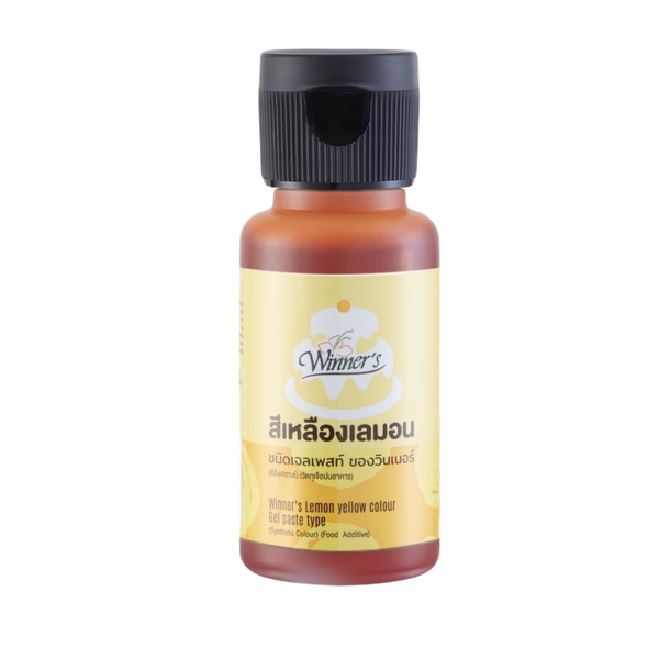 WINNER'S LEMON YELLOW COLOUR GLE PASTE TYPE (STNTHETIC COLOUR) (FOOD ADDITIVE)