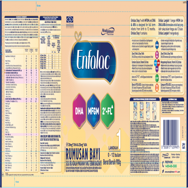 ENFALAC INFANT FORMULA STEP1 (RUMUSAN BAYI LANGKAH 1)