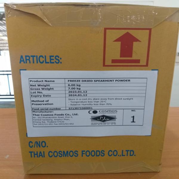 FREEZE DRIED SPEARMINT POWDER