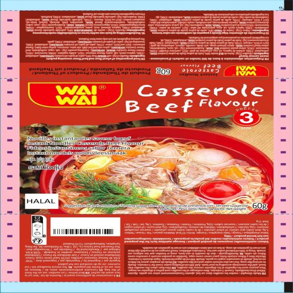 Instant Noodles Casserole Beef Flavour
