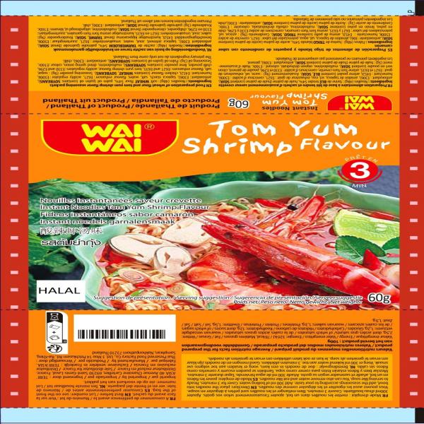 Instant Noodles Tom Yum Shrimp Flavour