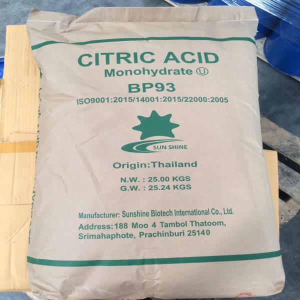 Citric Acid Monohydrate