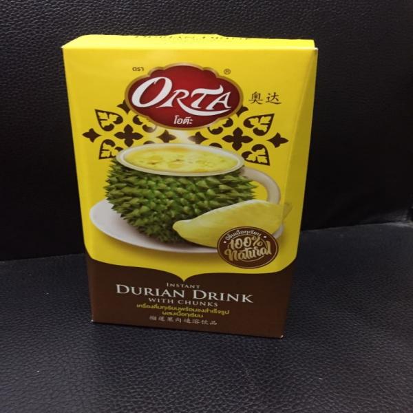 เครื่องดื่มทุเรียนพร้อมชงสำเร็จรูป ผสมเนื้อทุเรียน