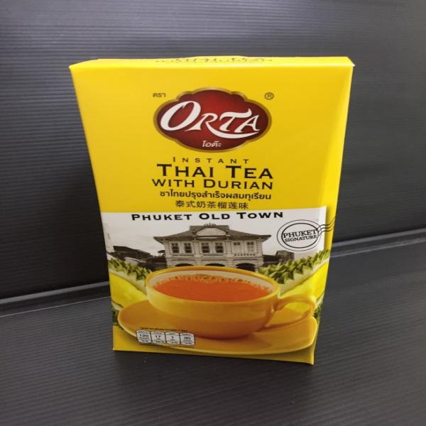 ชาไทยปรุงสำเร็จผสมทุเรียน