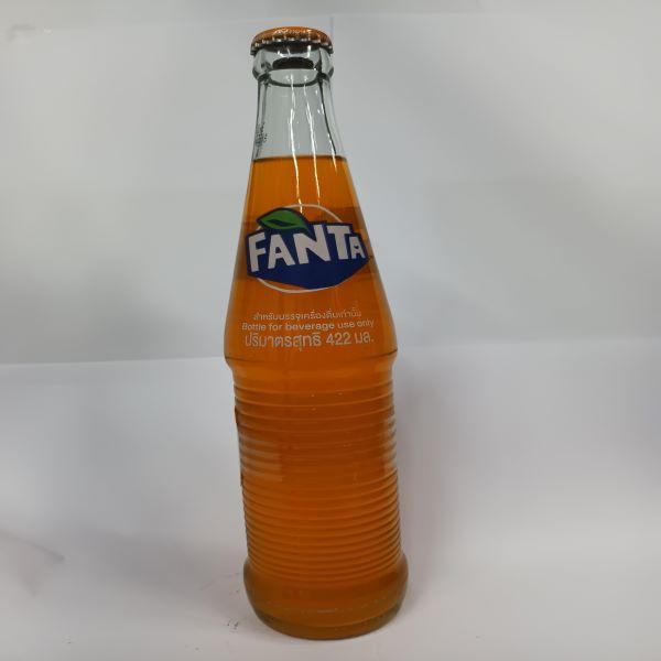 น้ำหวานกลิ่นส้ม ขวดแก้วแบบคืนขวด