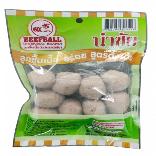 BEEFBALL (NUMCHAI BRAND) (Large size, Net weight 300 g., 150 g.)