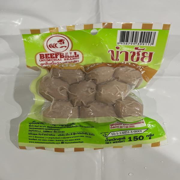 BEEFBALL (NUMCHAI BRAND) (Large size, Net weight 300 g., 150 g.)