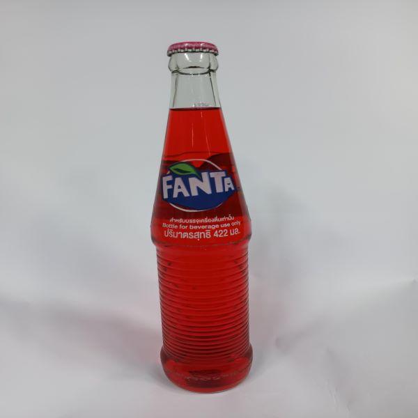 Fanta Strawberry in Returned Glass Bottle
