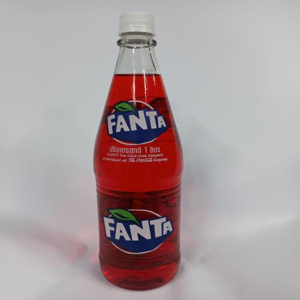 Fanta Strawberry in Returned Glass Bottle