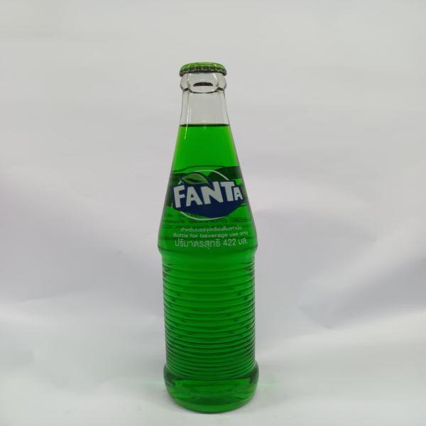 เครื่องดื่มน้ำเขียว  ขวดแก้วแบบคืนขวด